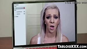 Girlfriend Watches Boyfriend's Monster Cock Pound Webcam Hottie