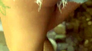 PERUVIAN Redhead GULPS Stranger CUM in Jungle Creampie!