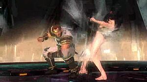 Momiji's Nude DOA Tag Team Ryona Wrestling Beatdown!