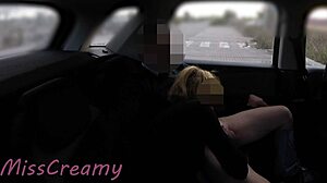 Slutty Wife And Student Dogged Bent Over In Public Parking Lot