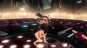 Momiji's Nude DOA Tag Team Ryona Wrestling Beatdown!