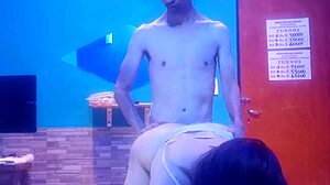 hey we're bending over doggystyle in this remote spot my latina roommate wife moans loud