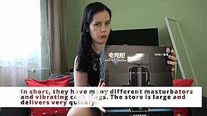 mistress anna tests xspacecup on slave milking him dry after review