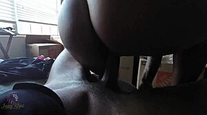 Juicy Latina Milf Squirts Hard from Big Black Cock Backshots