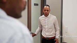 Lexi Lore's OFFICE ORGY with John Strong's big cocks BANGING hard.