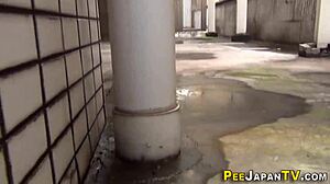 Asians Pee Publicly Outdoor Voyeur Golden Shower Fetish Exposed