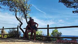 Pussy flashing strangers caught my park masturbation orgasm!