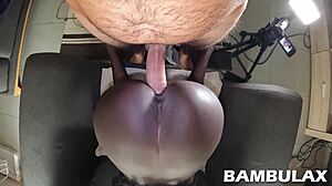 imagine my beautiful ebony teen 18+ bent over taking big black cock doggystyle till creampie drips out