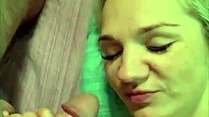 Couple Hooks Bar Guy for Wife's Hot MMF Threesome with Shaved Pussy Play