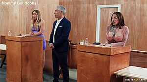 natalia starr chantal danielle feel raw passion in tit-for-tat courtroom fury