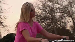 Cute 18+ Lesbians Dive into Shaved Wet Pussies with Passionate Licking