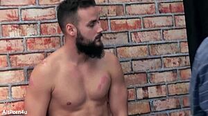 behind the scenes sex class reveals brunette's pierced nipple blowjob and handjob lessons