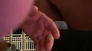 Wife Sucks and Fucks My Big Cock on Hotel Balcony