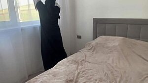 arab zalifah skips panties cleans and flashes shaved pussy holes