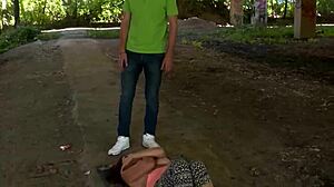Turkish-German July Johnson Big Tits Bounce in Outdoor Doggystyle