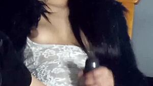 omg this horny colombian cutie squirts hard from intense pussy licking