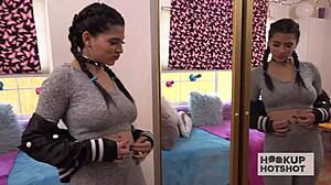 milk tank slut gabriella lopez meets bryan gozzling for sloppy deepthroat and rough doggystyle pounding