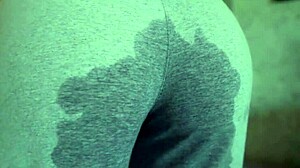 OMG Pissing Desperation Soaks My Sweatpants in Yoga Pants!