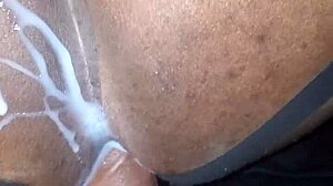 angry ebony wife films her husband's wide open asshole humiliation