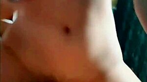 binor indonesian housewife cheats in kitchen creampie with lover's huge cock