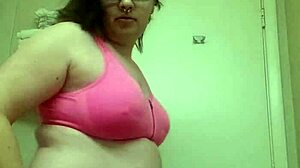 Tranny Rips Panties in Crossdressing Strip Tease Show