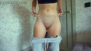 OMG Pissing Desperation Soaks My Sweatpants in Yoga Pants!