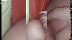 😩 me fingering my tight ass and pussy feels so damn good on video