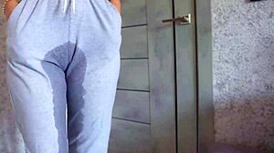 OMG Pissing Desperation Soaks My Sweatpants in Yoga Pants!