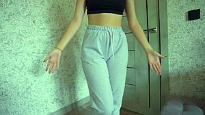 OMG Pissing Desperation Soaks My Sweatpants in Yoga Pants!