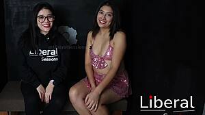 Petite 18+ chica sneaks glory hole oral with strangers while hubby watches?