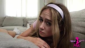 uhh my step sis daisy fox bends over tight pussy begging for boyfriend cock ride spanking