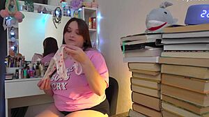 what if this russian actress teases you backstage with her curvy solo toy play?