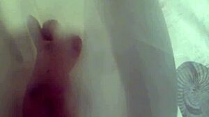 damn sexy dahlia's naughty shower turns into hot pussy play