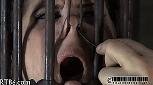 hotty bent over screaming from intense caning punishment pain no mercy