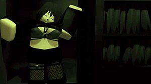 Goth Roblox Succubus Seduces in Dark USA Roleplay Fantasy