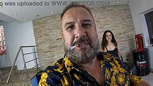 Laurinha Alice backstage bathroom shower big ass dildo juicy brazilian photoshoot wet party