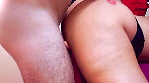 feel that brazilian bbw's huge wet tight pussy and narrow ass getting soca'd homemade by old cuckold