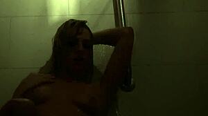 damn sexy dahlia's naughty shower turns into hot pussy play