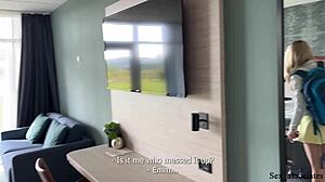 Naive stepmom warns don't put it inside but manipulative stepson delivers first anal creampie anyway