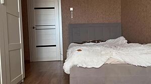what if your arab stepmom's pantyhose legs made you cum while she consoles you? homemade handjob temptation
