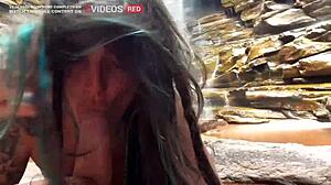 We got caught fucking publicly at the waterfall alemaohub