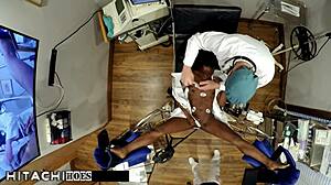 freshman rina arem hit with mandatory hitachi orgasm by tampa doctor