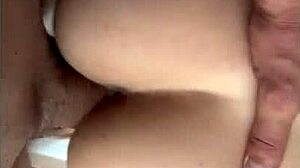 skinny cute blonde milf gives footjob rough sex homemade huge cumshot pussy