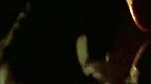 outdoor flashing wet pussy by campfire with huge dick 😘🔥