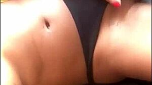 gorgeous ebony babe squirts fingering orgasm solo homemade tease for boyfriend.