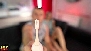 Close-Up Clit Vibes: Petite Teen Tests Sizes for Best Orgasms