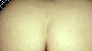 watch this bbw struggle then take thick cock deep in her hairy ass after years
