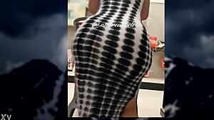 instagram model msandrea's curves tease in lingerie