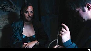 Mistress Locks Amirah Adara In BDSM Leather Bondage Face Fucks Her Mercilessly!
