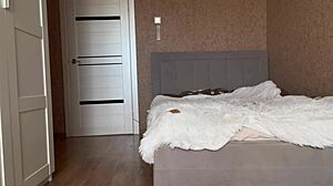 what if your arab stepmom's pantyhose legs made you cum while she consoles you? homemade handjob temptation